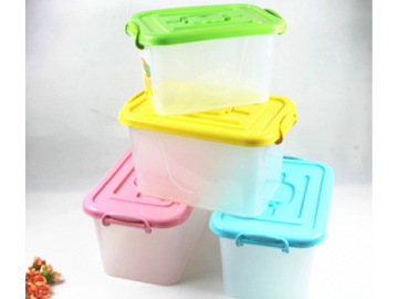 康溢透明塑料有彩蓋整理箱收納盒儲物箱小藥箱_供應產品_廣州市新博利塑料制品